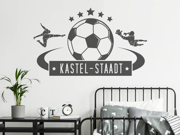 Wandtattoo Kastel-Staadt Fußball