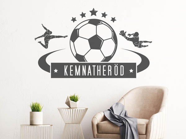 Wandtattoo Kemnatheröd Fußball