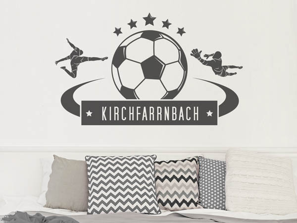 Wandtattoo Kirchfarrnbach Fußball
