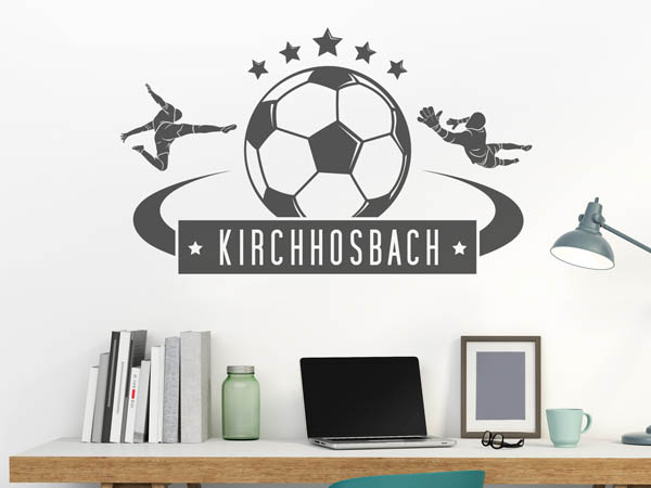 Wandtattoo Kirchhosbach Fußball