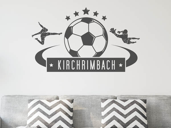 Wandtattoo Kirchrimbach Fußball