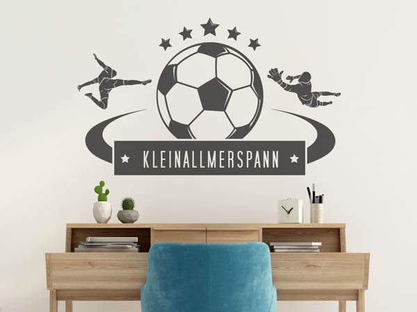 Wandtattoo Kleinallmerspann Fußball