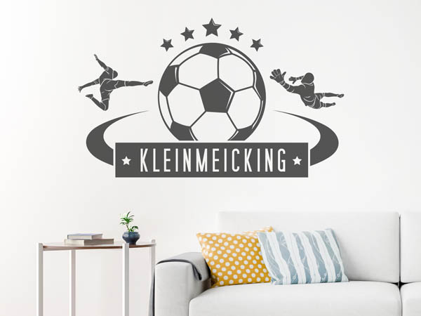 Wandtattoo Kleinmeicking Fußball