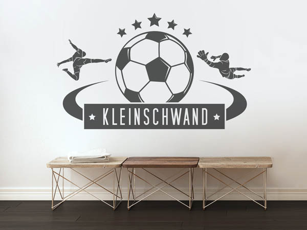 Wandtattoo Kleinschwand Fußball