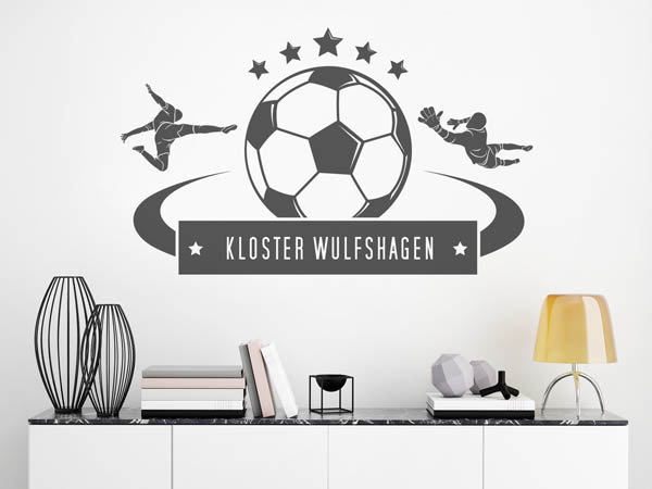 Wandtattoo Kloster Wulfshagen Fußball