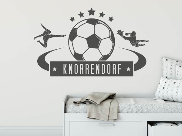 Wandtattoo Knorrendorf Fußball