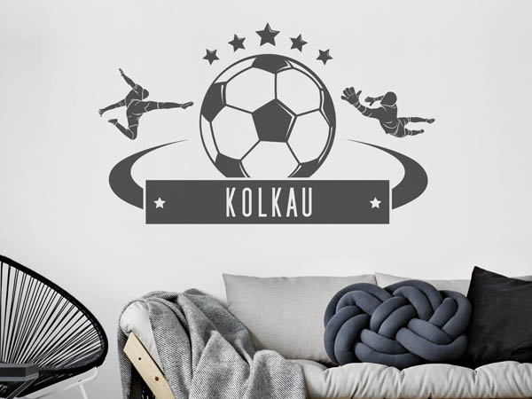 Wandtattoo Kolkau Fußball