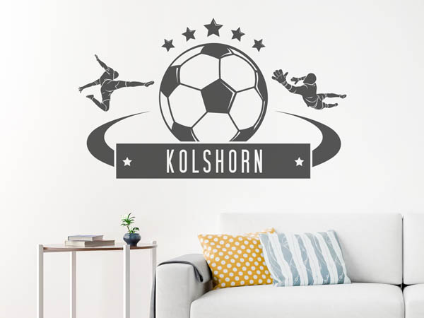 Wandtattoo Kolshorn Fußball