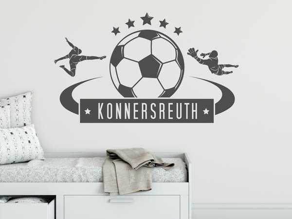 Wandtattoo Konnersreuth Fußball