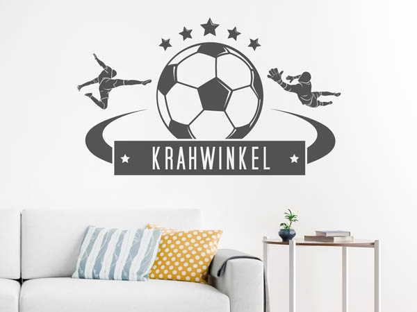 Wandtattoo Krahwinkel Fußball