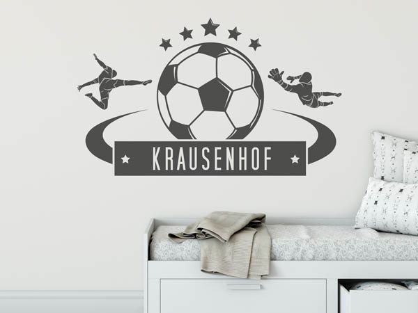 Wandtattoo Krausenhof Fußball