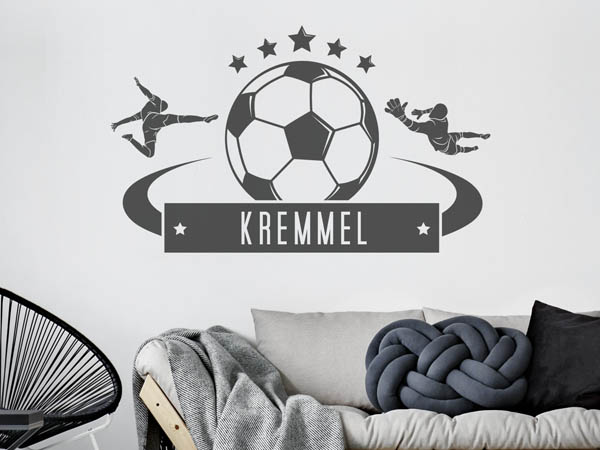 Wandtattoo Kremmel Fußball