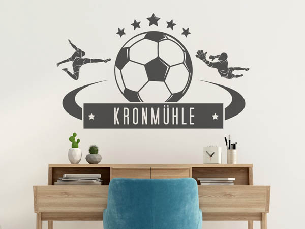 Wandtattoo Kronmühle Fußball
