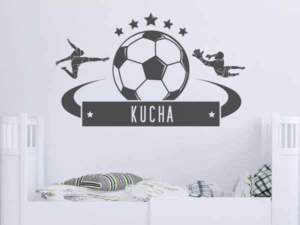 Wandtattoo Kucha Fußball