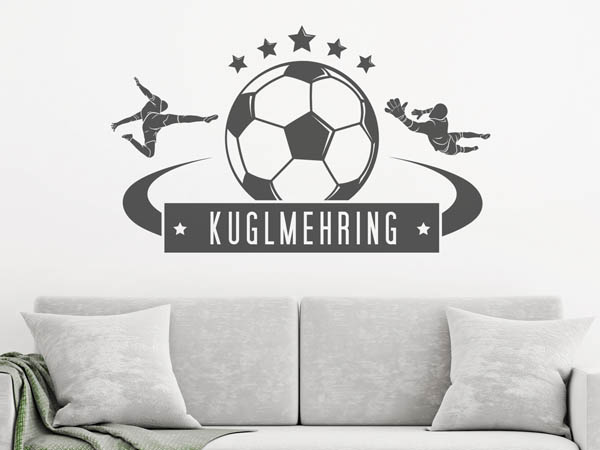 Wandtattoo Kuglmehring Fußball