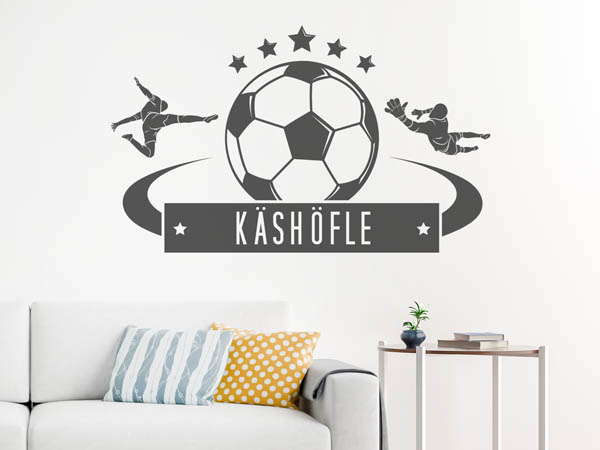 Wandtattoo Käshöfle Fußball