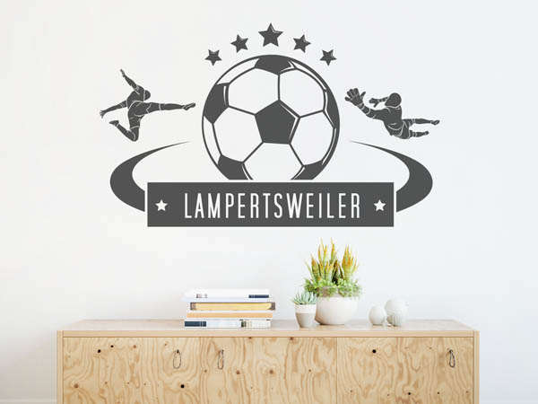 Wandtattoo Lampertsweiler Fußball