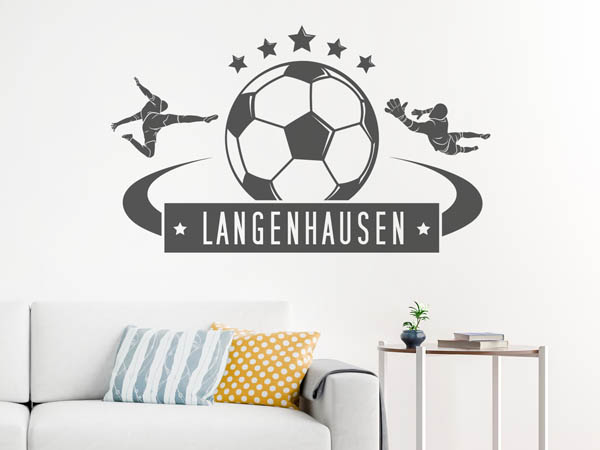 Wandtattoo Langenhausen Fußball