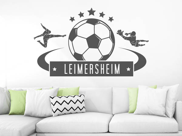 Wandtattoo Leimersheim Fußball