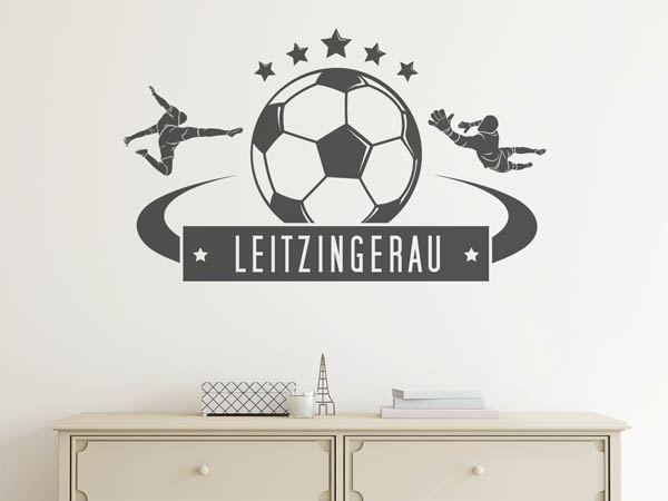 Wandtattoo Leitzingerau Fußball