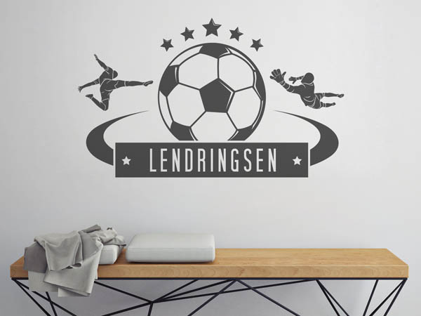 Wandtattoo Lendringsen Fußball