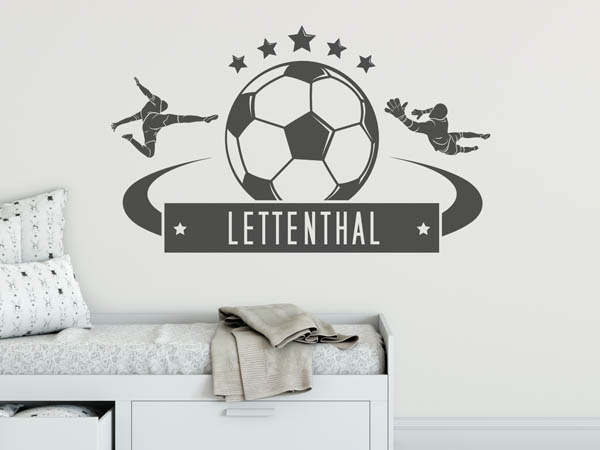 Wandtattoo Lettenthal Fußball