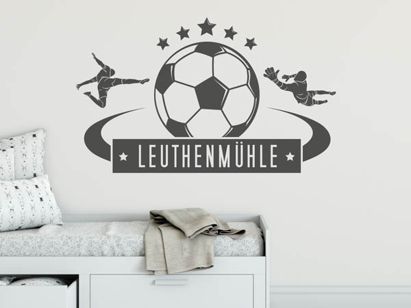 Wandtattoo Leuthenmühle Fußball