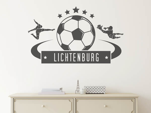 Wandtattoo Lichtenburg Fußball