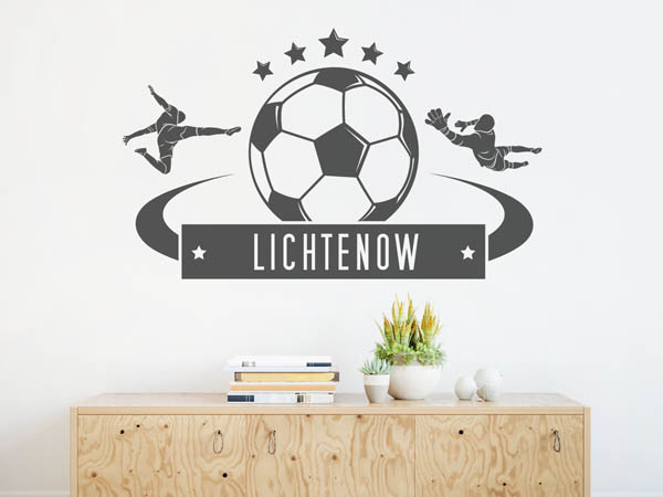 Wandtattoo Lichtenow Fußball