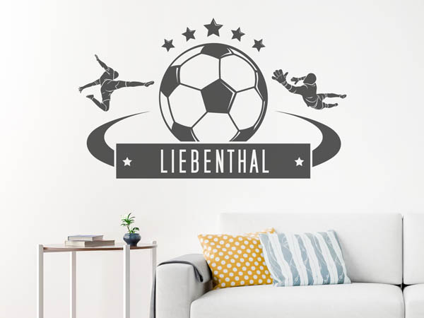 Wandtattoo Liebenthal Fußball