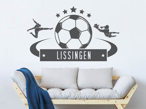 Wandtattoo Lissingen Fußball