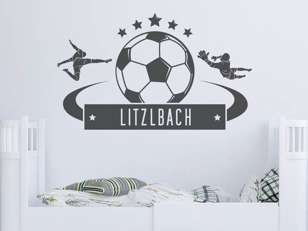 Wandtattoo Litzlbach Fußball