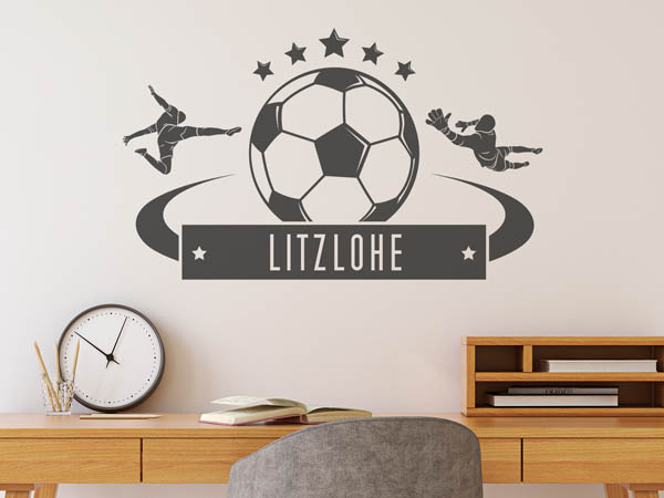 Wandtattoo Litzlohe Fußball