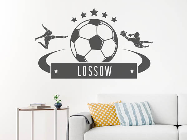 Wandtattoo Lossow Fußball