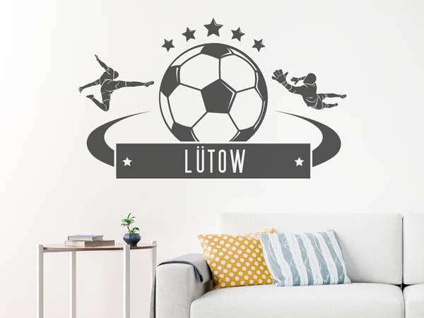 Wandtattoo Lütow Fußball
