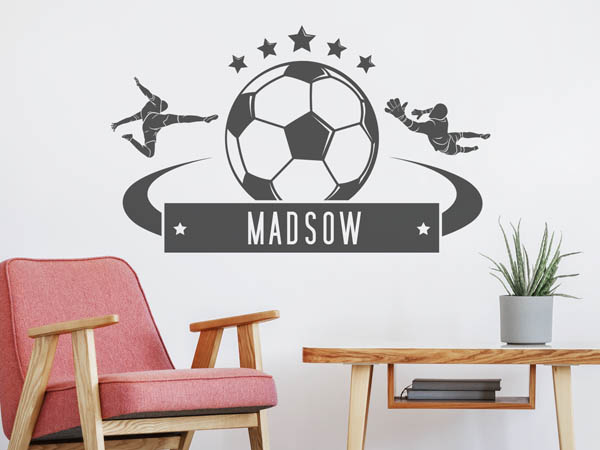 Wandtattoo Madsow Fußball