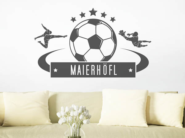Wandtattoo Maierhöfl Fußball