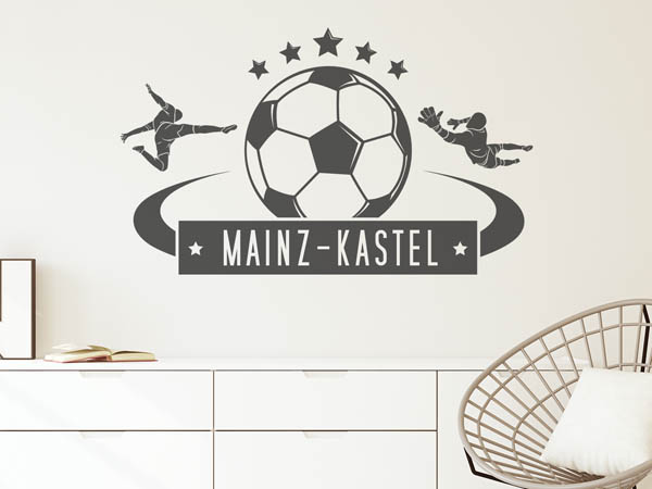 Wandtattoo Mainz-Kastel Fußball