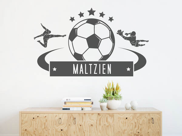 Wandtattoo Maltzien Fußball