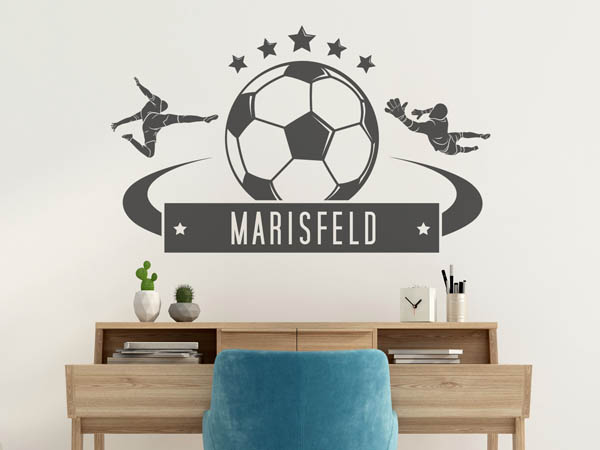 Wandtattoo Marisfeld Fußball