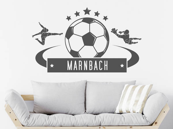 Wandtattoo Marnbach Fußball