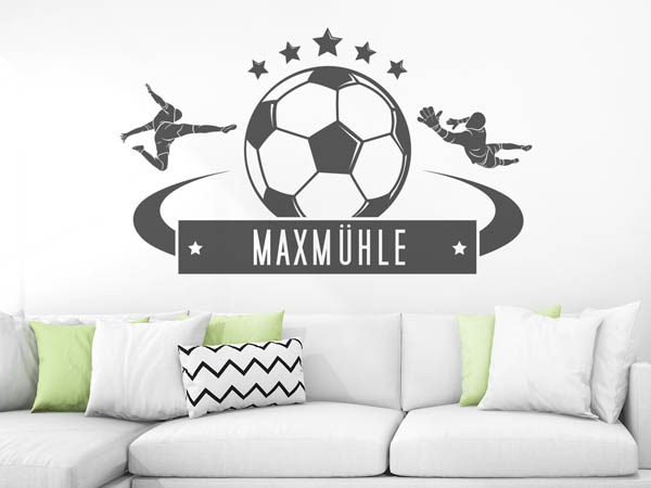Wandtattoo Maxmühle Fußball
