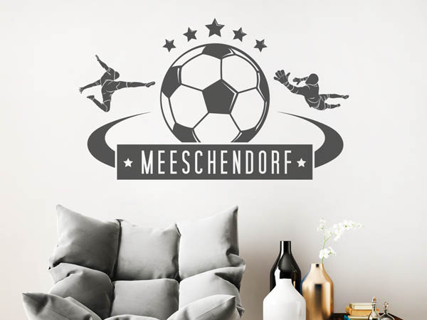 Wandtattoo Meeschendorf Fußball