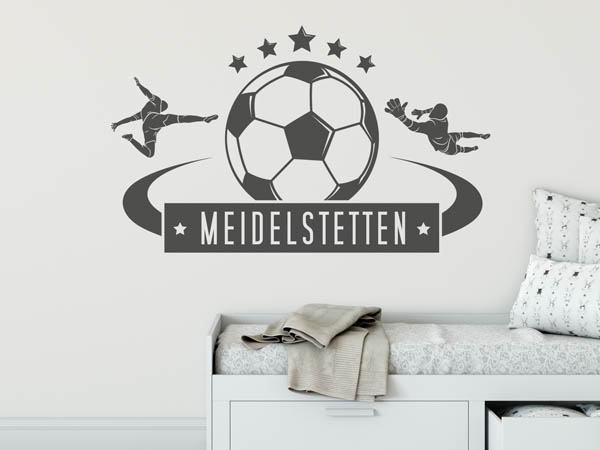 Wandtattoo Meidelstetten Fußball