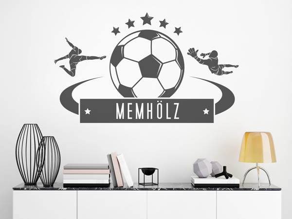 Wandtattoo Memhölz Fußball