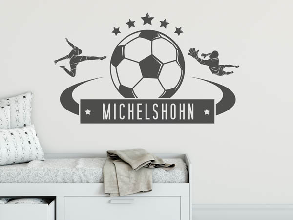 Wandtattoo Michelshohn Fußball