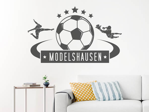 Wandtattoo Modelshausen Fußball