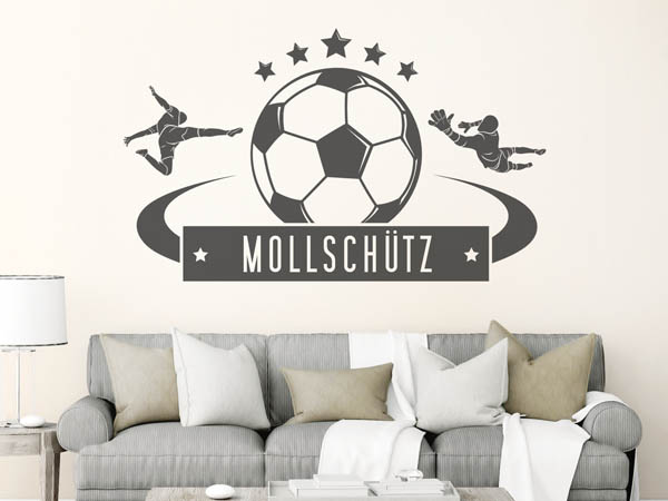 Wandtattoo Mollschütz Fußball