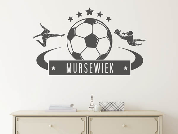 Wandtattoo Mursewiek Fußball