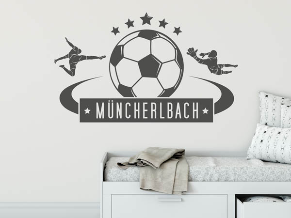 Wandtattoo Müncherlbach Fußball